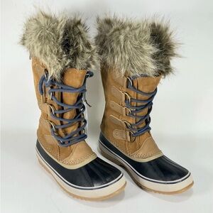 Sorel Joan of Arctic NL2429-286 Women's Tan Leather Waterproof Boot - Size 10.5